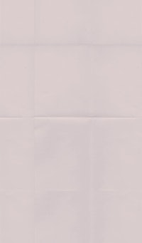 Hoja de papel color blanco en tono cálido. La hoja está desdoblada y presenta 4 marcas naturales horizontales por haber sido doblada. Tiene escrito un mensaje de Yonathan Nuño dirigido al usuario.